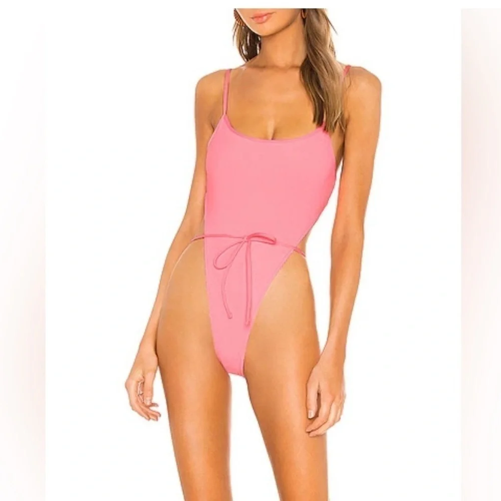 NWT! Monica Hansen Beachwear, One Piece, Peach Color, Size S - Picture 3 of 11